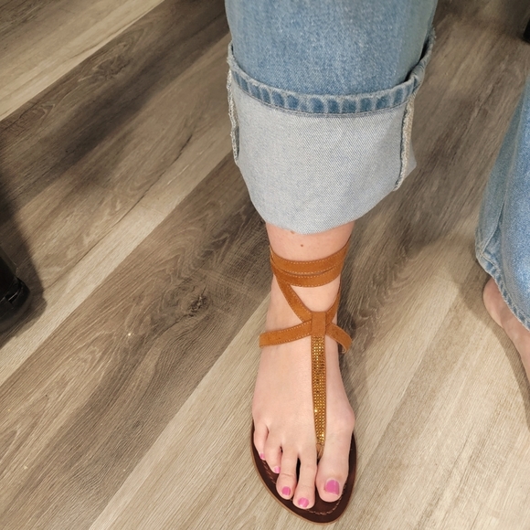 Jessica Simpson Shoes - JESSICA SIMPSON leather strap sandles